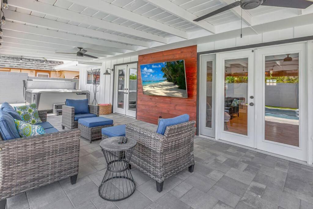 Huntington Beach, Ac, Pool, Hot Tub, Detached Office, Close To Beach, Outside Entertaining Area Exterior foto
